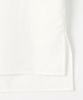 #Newans 【撥水】ボートネックリラクシーシャツ ホワイト