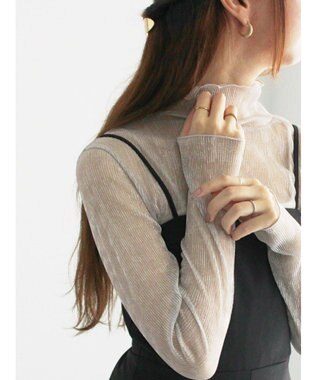 Te chichi ラメプリーツシアータートルインナー