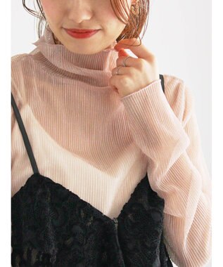 Te chichi ラメプリーツシアータートルインナー