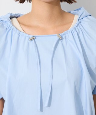 CRAFT STANDARD BOUTIQUE オーバーサイジングフード付きシャツ Light Blue
