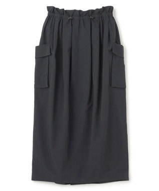 uncrave 【撥水・洗濯機洗い可】ライトプルーフナイロン スカート（uncrave WHITE） ブラック