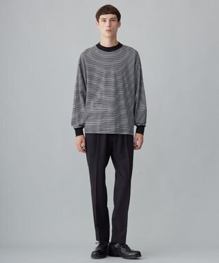 UNFILO MENS 【男女兼用】スマート ストレッチ ロンTEE [24年商品] ボーダー