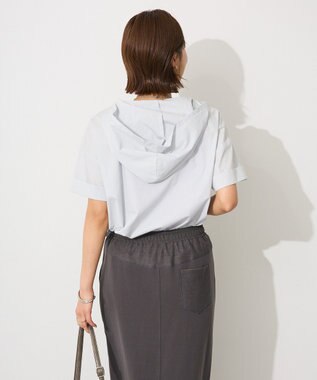 CRAFT STANDARD BOUTIQUE オーバーサイジングフード付きシャツ Light Gray