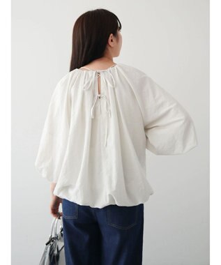 Green Parks ・ELENCARE DUE バルーンブラウス Off White