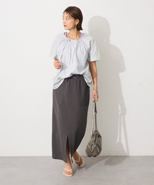 CRAFT STANDARD BOUTIQUE オーバーサイジングフード付きシャツ Light Gray