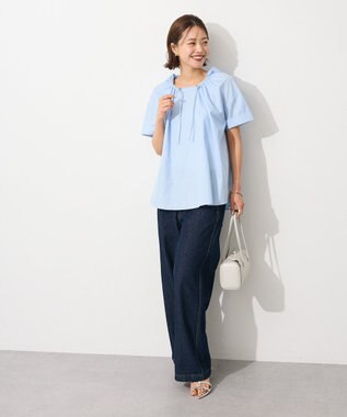 CRAFT STANDARD BOUTIQUE オーバーサイジングフード付きシャツ Light Blue