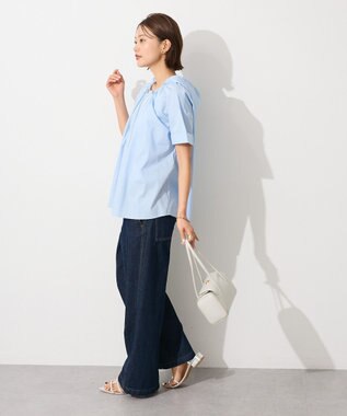 CRAFT STANDARD BOUTIQUE オーバーサイジングフード付きシャツ Light Blue