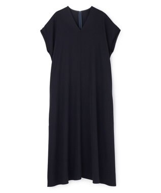 BEIGE， VIRGILE / Vネックリラックスワンピース Navy