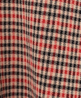 組曲 KIDS 【110-140㎝】チェックジャガード ワンピース ブラウン系3