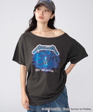 WEGO 別注MetallicaオフショルビッグT 柄1