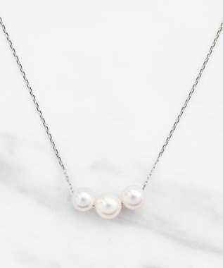 TOCCA 【WEB限定】PRECIOUS FRILL PEARL NECKLACE プラチナ アコヤパール ネックレス
