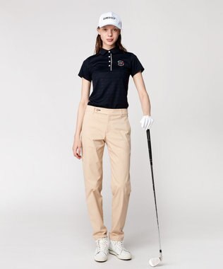 23区GOLF 【WOMEN】【撥水/ストレッチ】スケトラドビーストレッチベーシックパンツ 透け感軽減 ベージュ系