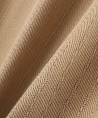 CRAFT STANDARD BOUTIQUE ストライプタックカーブパンツ Stripe Beige