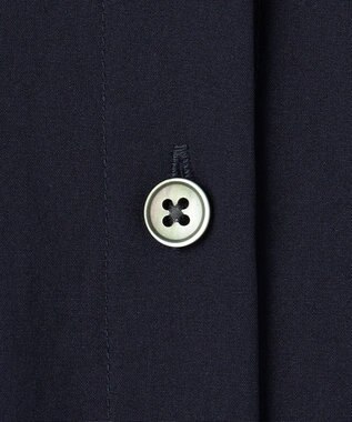 UNFILO 【WEB限定カラー】バックリボン イージーケアシャツ [WEB限定]ネイビー