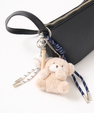 AMERICAN HOLIC クマ×baseball チャーム Beige
