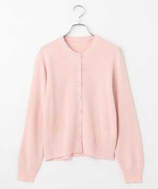 #Newans 【カシミヤ混】コンパクトニットカーディガン ピンク