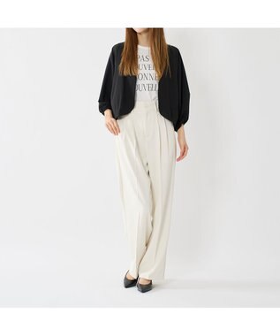 MODE ET JACOMO <MODE ET JACOMO>ポインテッドトゥプレーンパンプス ブラック