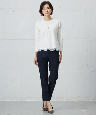 J.PRESS LADIES ヴィンテージオーバルリング ネックレス ゴールド系