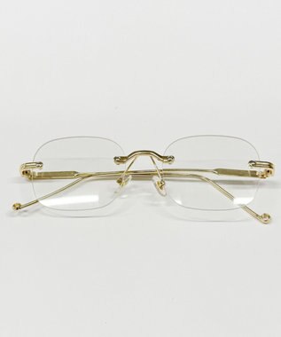 WEGO 【ユニセックス着用ITEM】リムレスアイウェア ゴールド