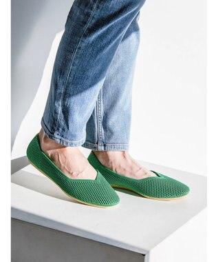 AMERICAN HOLIC ニットバレエシューズ Green