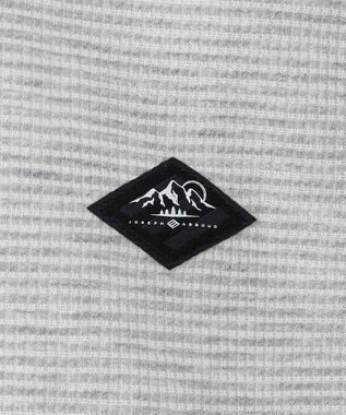 JOSEPH ABBOUD MOUNTAIN 【ゆったり】グリットワッフル　アウトドアポロ シャツ ライトグレー系