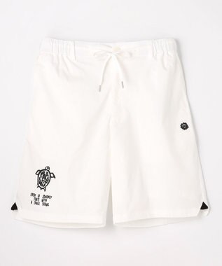 PW CIRCULUS 【MEN】TURTLE MOTIFショーツ ゴルフ ホワイト系