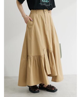 Green Parks ・ＳＵＧＡＲ　ＳＰＯＯＮ　イレヘムツイルスカート Beige