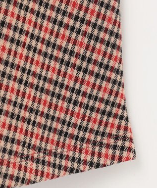 組曲 KIDS 【110-140㎝】チェックジャガード ワンピース ブラウン系3