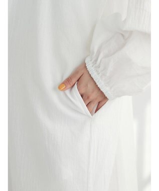 CRAFT STANDARD BOUTIQUE ジョーゼットワンピース Off White