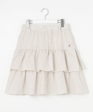 23区GOLF 【WOMEN】【23Fondation/WEB&一部店舗限定】ティアード スカート ホワイト系2