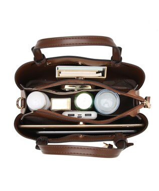 style code 【MERCURYDUO/マーキュリーデュオ】限定3点セット　①キーリング付両アオリハンドバッグ、②縦長ショルダーバッグパスポート入れ、③Wファスナースマートキーケース キャメル