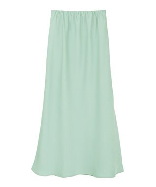 YECCA VECCA サテンフレアスカート Mint