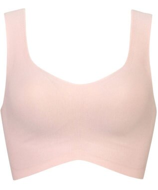 Wing ノンワイヤーブラ 【綿の贅沢】 綿混素材 ラクなのにきれい ハーフトップ KB1031 ウイング／ワコール ピーチ