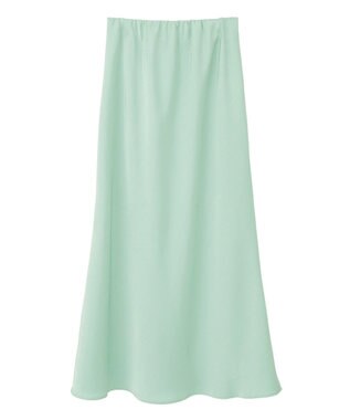 YECCA VECCA サテンフレアスカート Mint