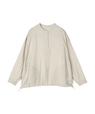 CRAFT STANDARD BOUTIQUE レーヨントロミ羽織りシャツ Ivory