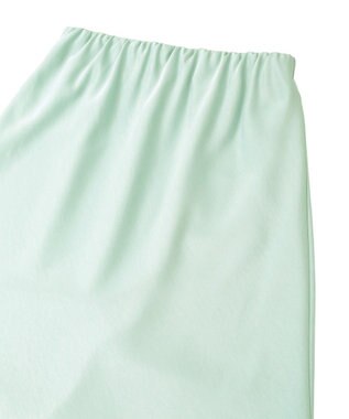 YECCA VECCA サテンフレアスカート Mint