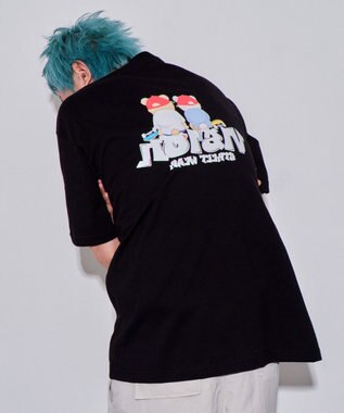 WEGO 【ユニセックス着用ITEM/MLサイズ展開】別注VISIONベアグラフィックT（SS） ブラック