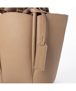 UNBILLION cachecache スカラップ2wayトートバッグ オーク