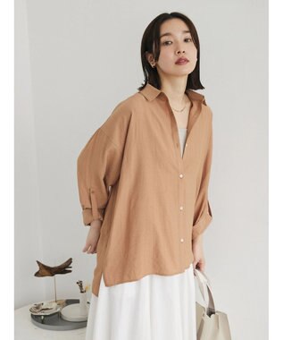 Green Parks ワッシャーシアーシャツ Beige