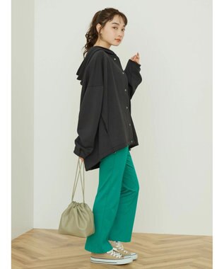 AMERICAN HOLIC ドロストポンチパーカー Black