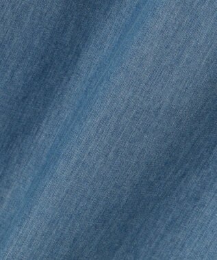 J.PRESS LADIES L 【洗える】4ozライトデニム ワイド パンツ ダルブルー系