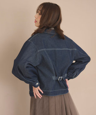 Feroux 【洗える】デニム ジャケット ネイビー系