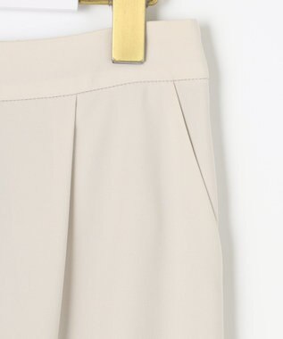 ANY SIS 【セットアップ対応】セレモニーダブルクロス テーパード パンツ ベージュ
