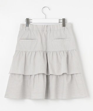 23区GOLF 【WOMEN】【23Fondation/WEB&一部店舗限定】ティアード スカート ライトグレー系2