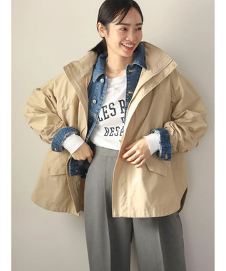 Green Parks 撥水加工　2WAYゆったりブルゾン Beige