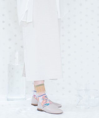 COQ フワリ シアーラメソックス ピンク