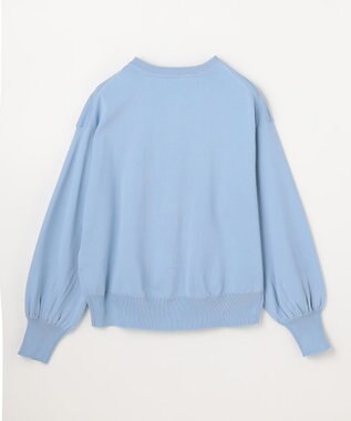 ANY スプリングカラーニットカーディガン ブルー