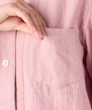 UCHINO マシュマロガーゼベーシックレディスパジャマ ピンクグレー