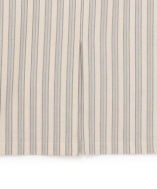 J.PRESS YORK STREET 【WOMEN】リネンストライプ ノースリーブ ワンピース アイボリー系1