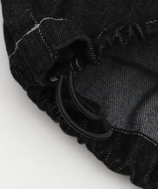 WEGO 【ウエストゴム/2WAY】2WAYデニムカーゴパンツ デニムブラックソノタ